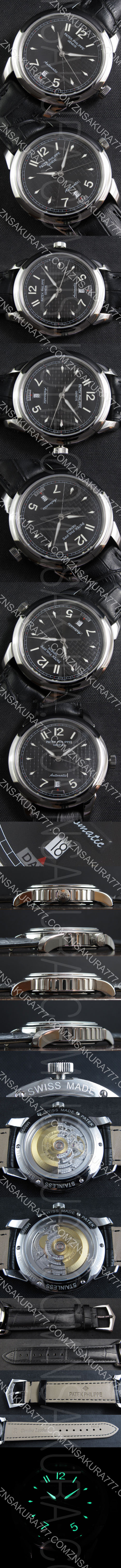 機能性良いPATEK PHILIPPE カラトラバ Asian ETA 2824-2  AUTOMATIC カレンダー スーパールミナンス
