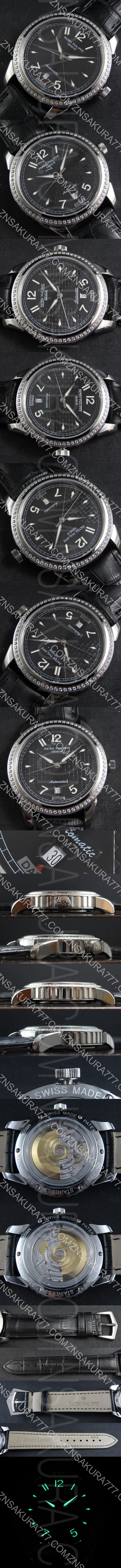 【迅速な発送】超激安PATEK PHILIPPE カラトラバ   ETA2824-2ムーブ 自動巻き 夜光 カレンダー