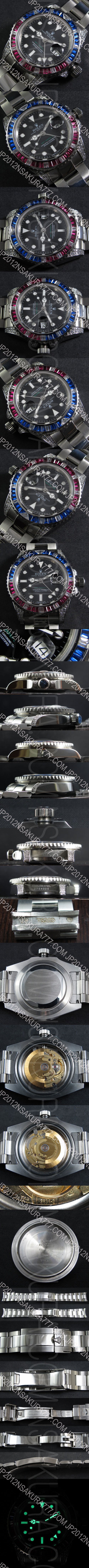 ロレックス GMTマスターII Ref.116759SARU Asian ETA Rolex 3186