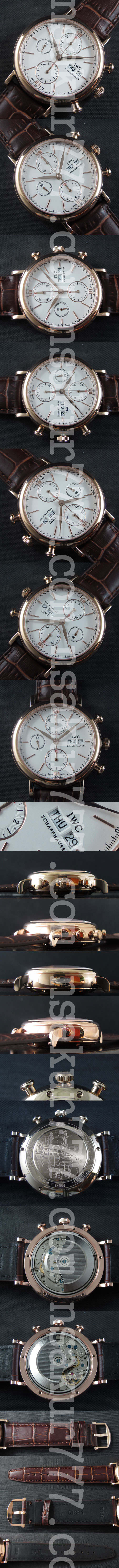 IWC ポルトフィーノ クロノクラブ ,Asian 7750ムーブメント搭載！