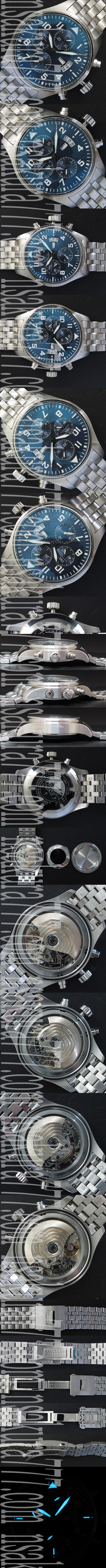 IWCコピー パイロットクロノグラブ Asian 7750搭載 ! 紳士にふさわしい時計!