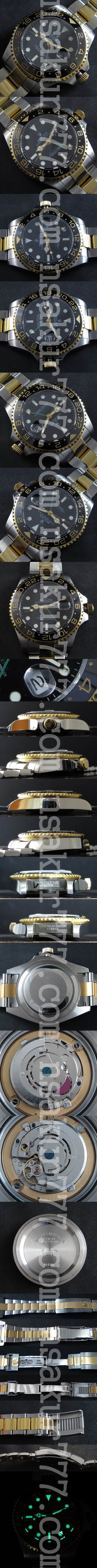値引き店舗ロレックス GMT マスターII 116713LN(TT製造メーカー)