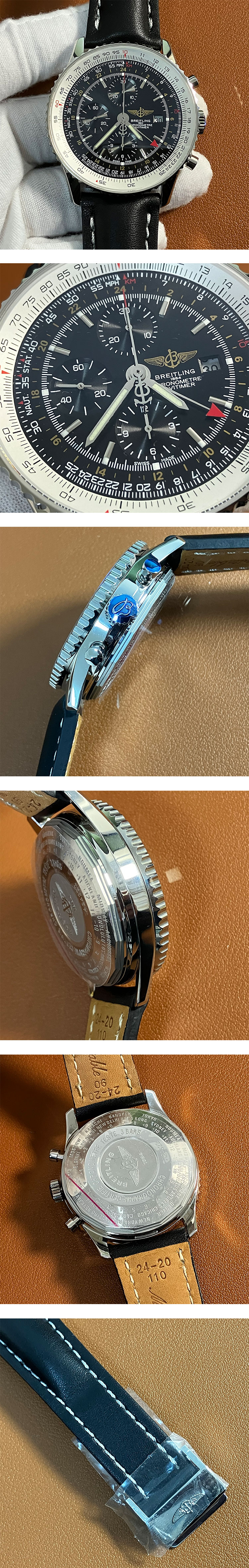 厳選時計ブライトリングナビタイマーA24322121B1X1(EF製造工場)