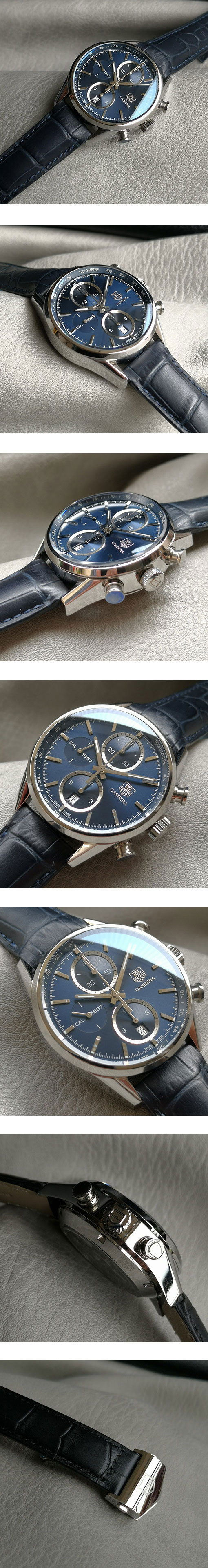 タグ・ホイヤーコピー時計 カレラ キャリバー16 クロノグラフ CBK2110.FC6266 ブルー 41mm