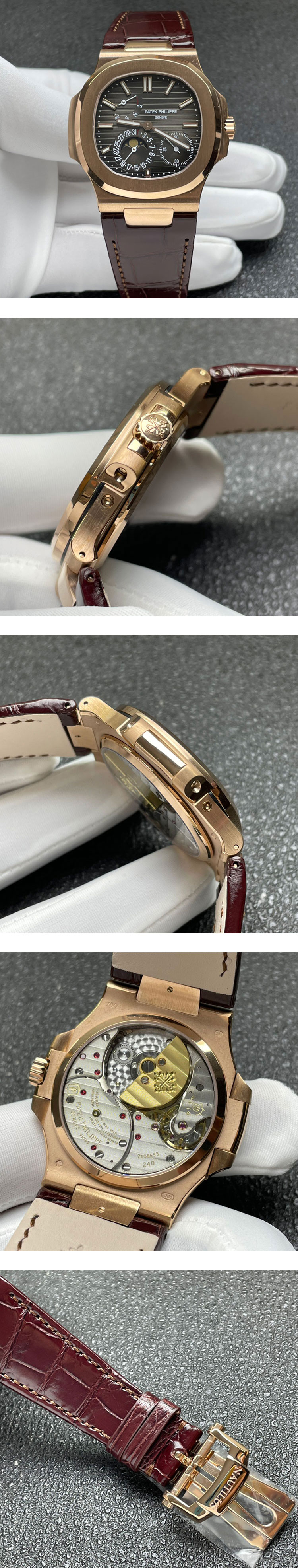 店舗陳列時計パテックフィリップ ノーチラス  5712R-001(GR製造工場)