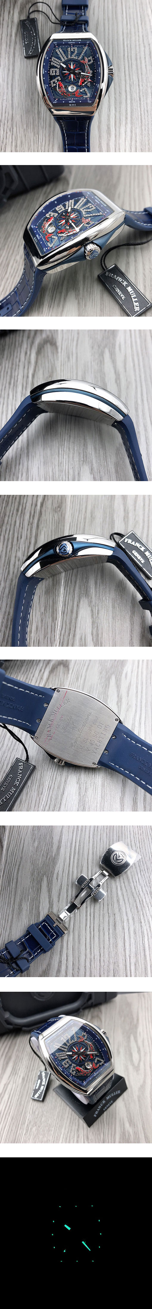 2024高品質フランクミュラー VANGUARD ヴァンガード V45 Swiss ETA 2824-2