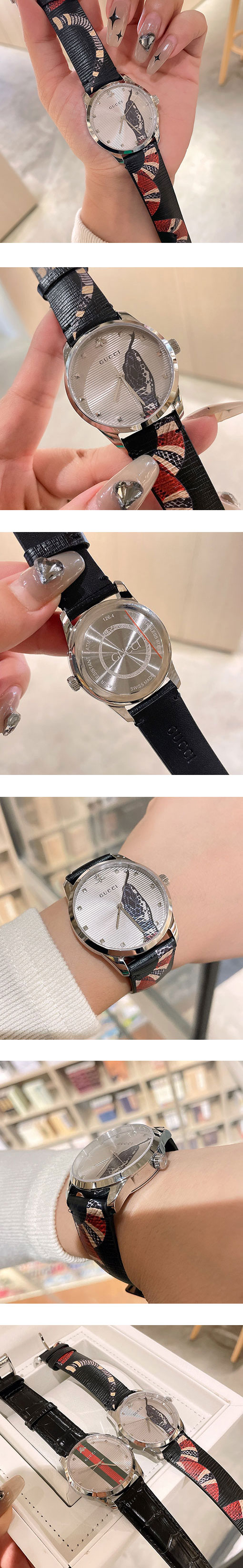保証期間無料修理グッチ G-タイムレス  YA1264123(TT製造メーカー出品)