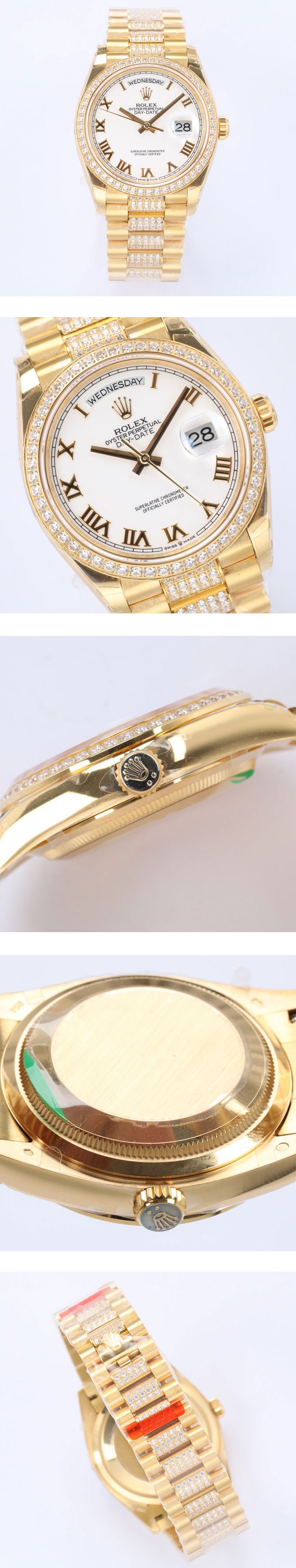 迅速出荷ロレックス デイデイトM128348RBR-0043(GM製造工場)
