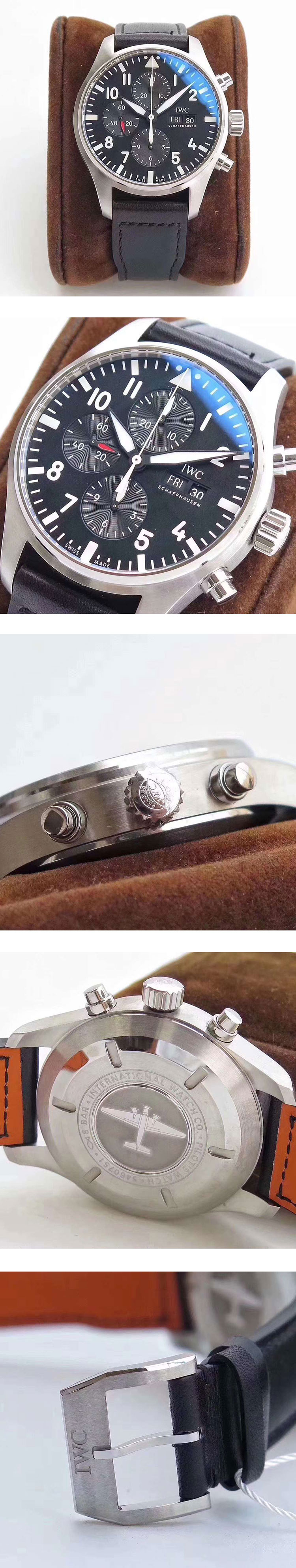 AZブランド時計コピーN級品 IWC インターナショナルウォッチカンパニー パイロットウォッチ クロノグラフ IW377709