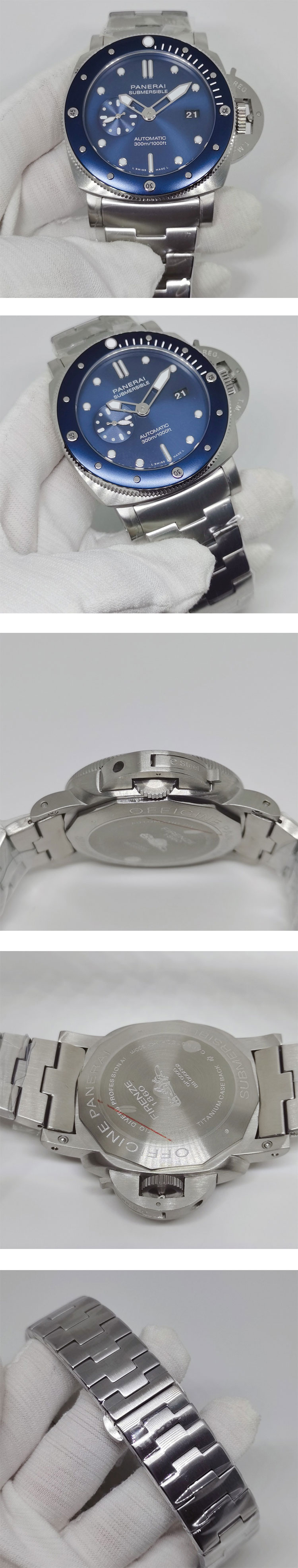 人気潜水時計パネライルミノール ブルーノッテ PAM01068(QM製造工場)