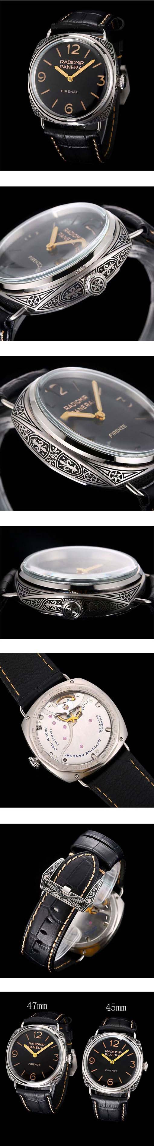 激安商品パネライラジオミール  PAM604 Cal.P.3000(K製造メーカー生産)