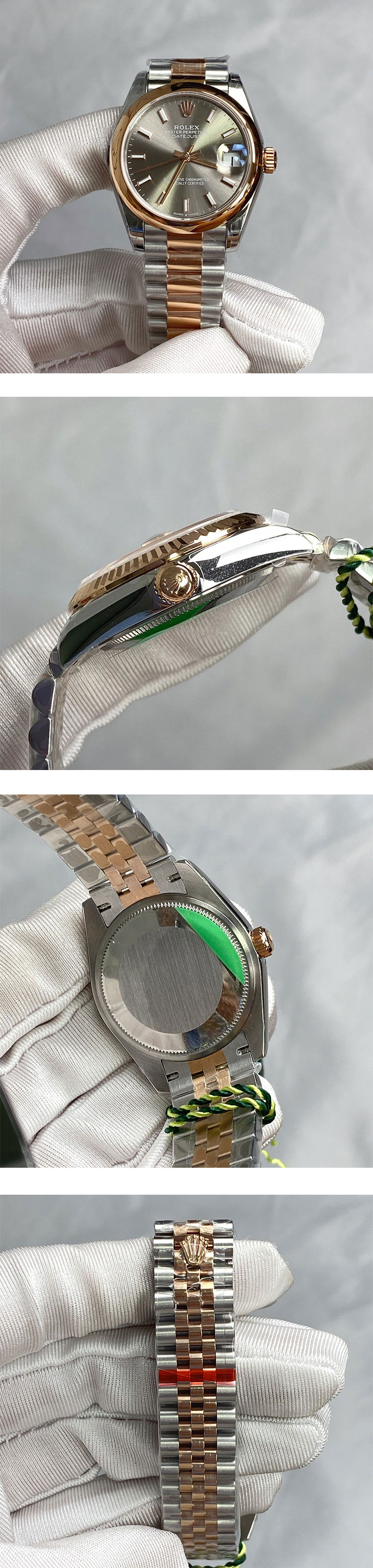 メンズ腕時計コピー(GM製)ロレックスデイトジャストM278241-001 ピンクゴールドコンビ7(31mm)
