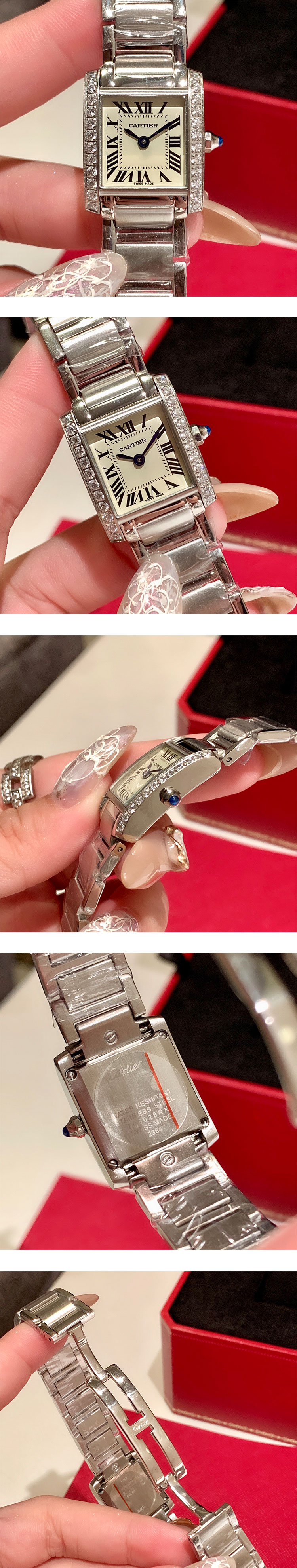 店舗通販カルティエタンクW4TA0009(TT製造工場)