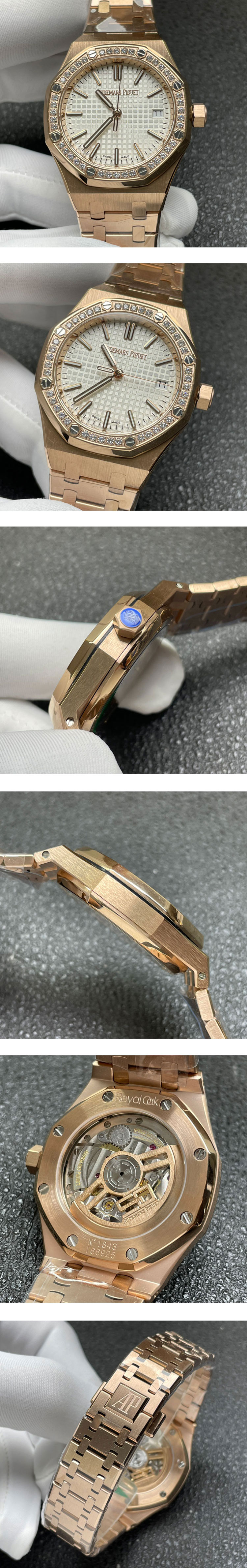 国内一安い価格オーデマピゲロイヤルオーク15551OR.ZZ.1356OR.04(BF製造工場)
