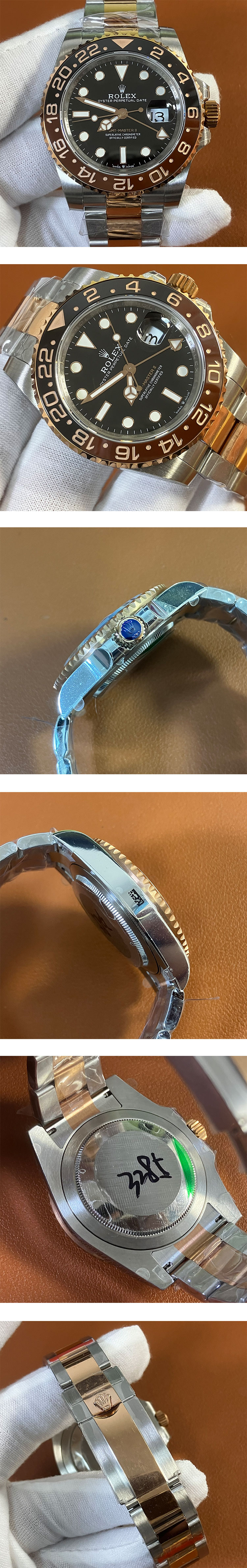 最新品ロレックスコピー GMTマスター II 126711CHNR , 40mm 3285ムーブメント！(noob工場 v10)