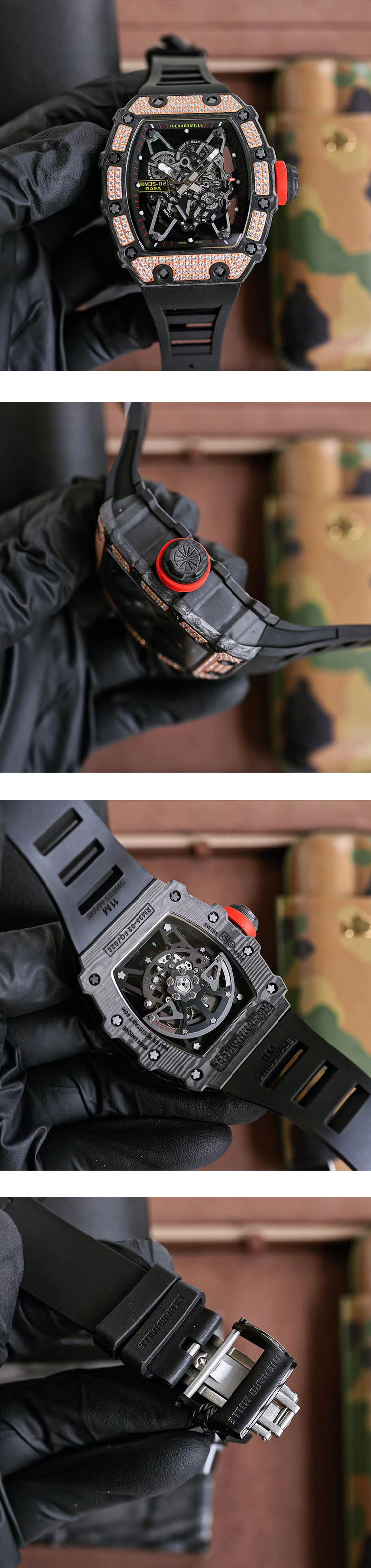 堅牢な品質リシャールミルバッバ・ワトソン RM055(TW製造工場)