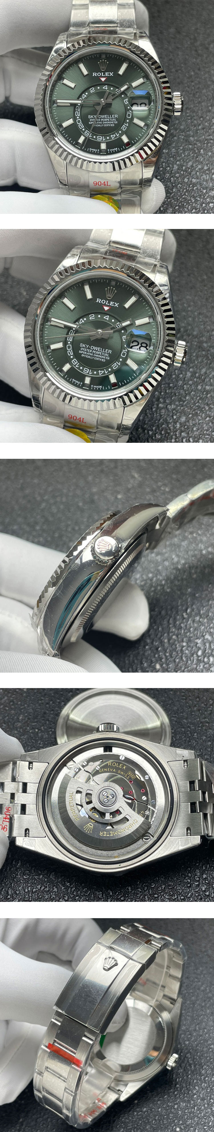 精密部品搭載時計ロレックススカイドゥエラーM336934-0001(NOOB製造工場)