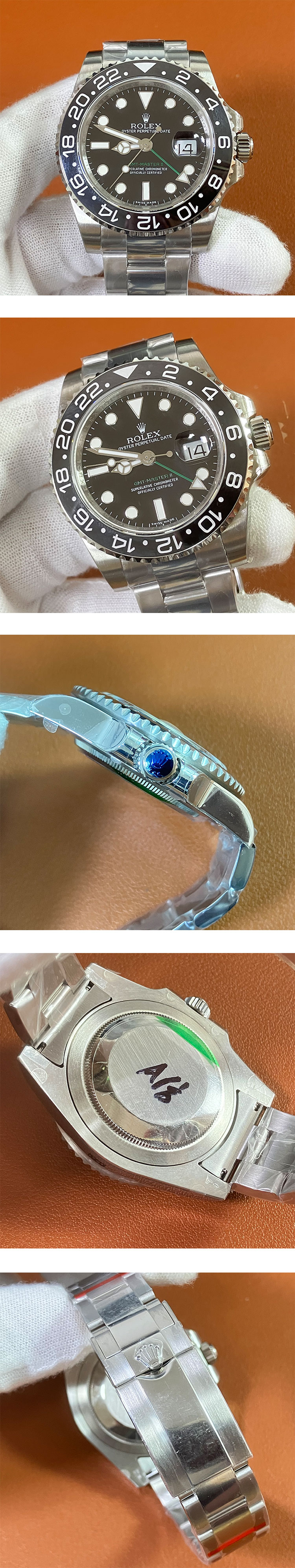 ハイランク時計ロレックスGMTマスターⅡ116710LN-0001(GM製造工場)