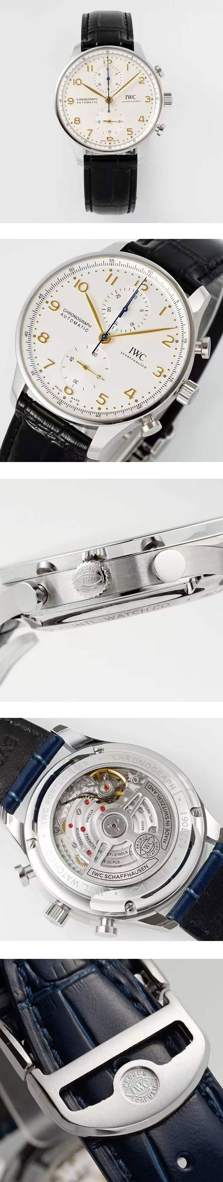 N級品ブランドコピーIWC IW371401 インターナショナルウォッチカンパニー ポルトギーゼ クロノグラフ オートマティック AZ