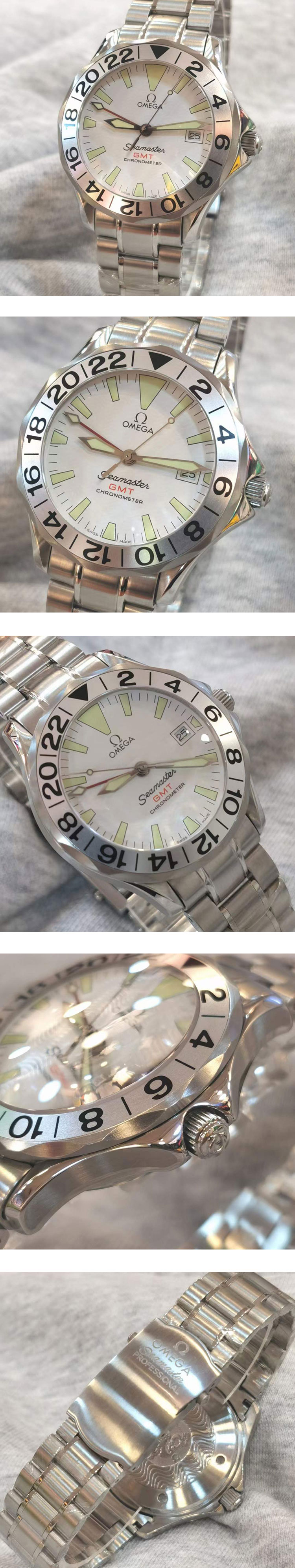 ポイント10％還元オメガシーマスター GMT 2538.20(RA生産工場製造)