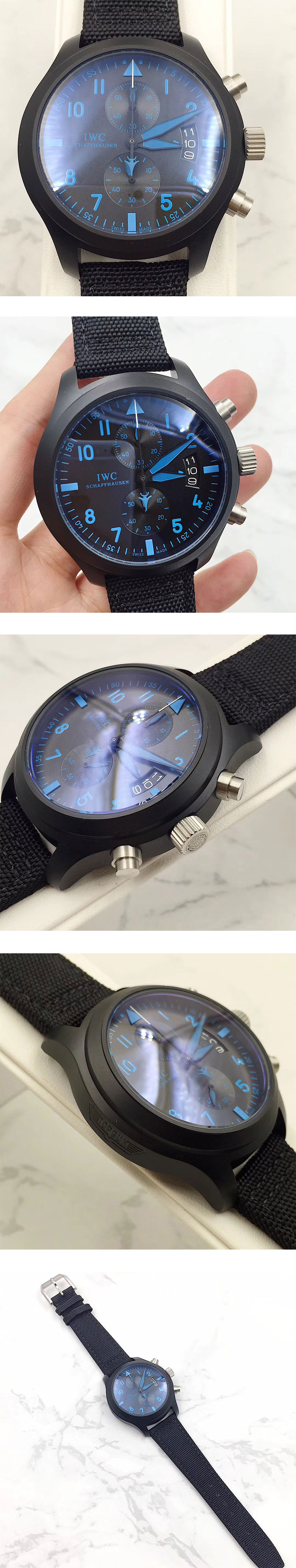 ブランドコピーIWC パイロットウォッチ クロノグラフ トップガン ブティック限定 IW388003
