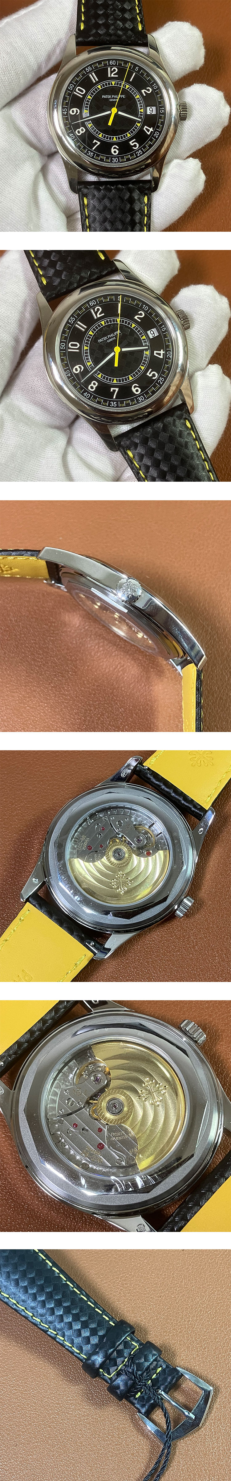 【PPF製】2024最高級パテック・フィリップコピー6007G-001 カラトラバ 40mm ブラック