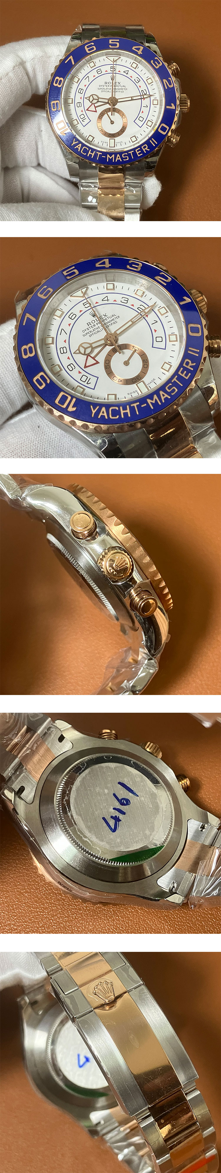 2024Noob工場最新改良 V11 最新型116681 ROLEX ヨットマスターII Cal.4161ムーブ AUTOMATIC スモールセコンド