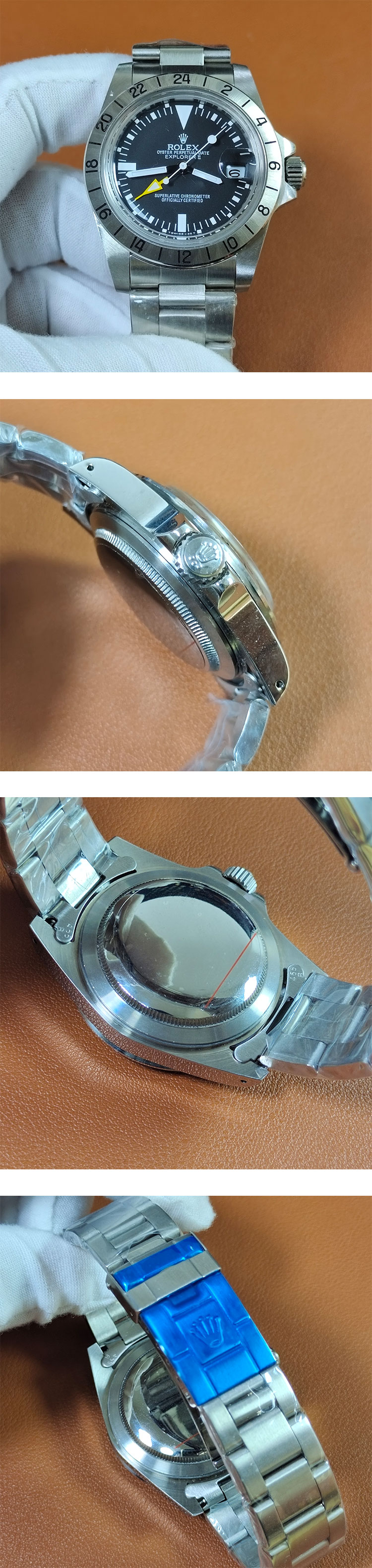 探検家ロレックス エクスプローラーⅡ Ref.1655 (RA製造メーカー出品)