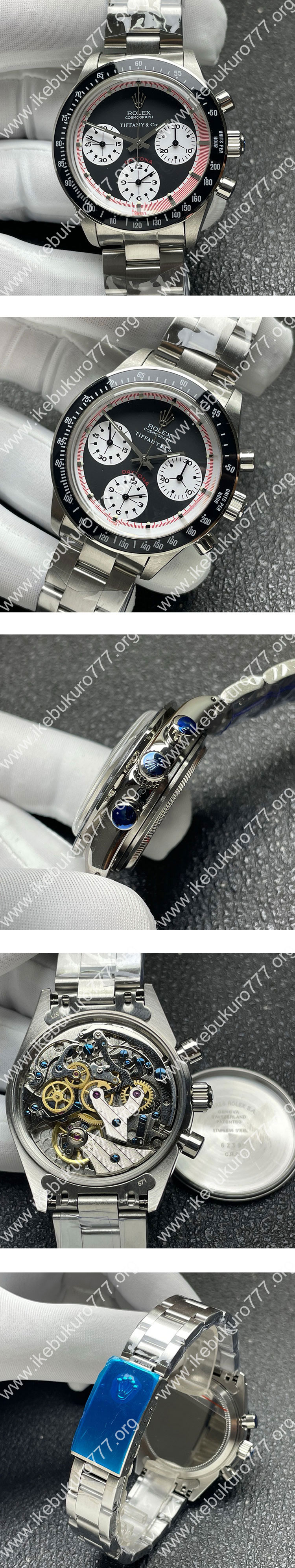 (ROLEX&Tiffany) ロレックスコピー デイトナ6241 ブラック