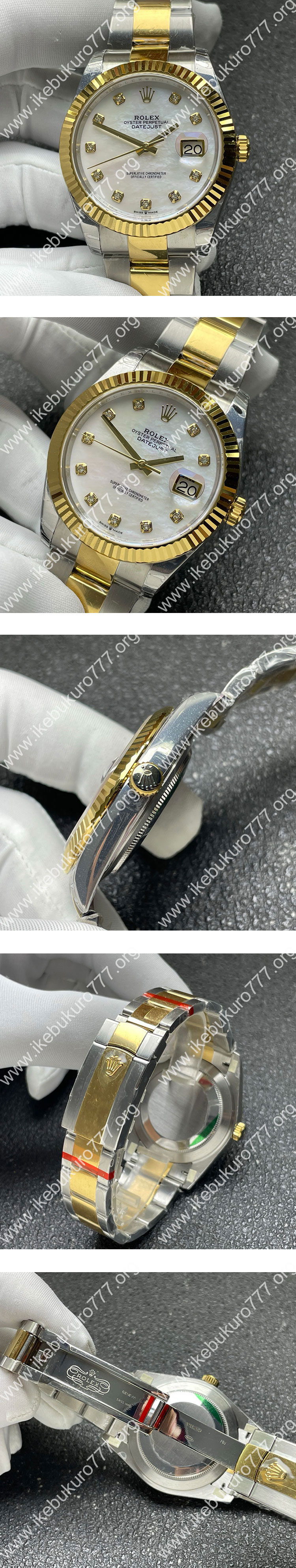 GM工場 ロレックスコピーM126333-0017 デイトジャスト 41mm ホワイトシェル 3235搭載 視認性が高い
