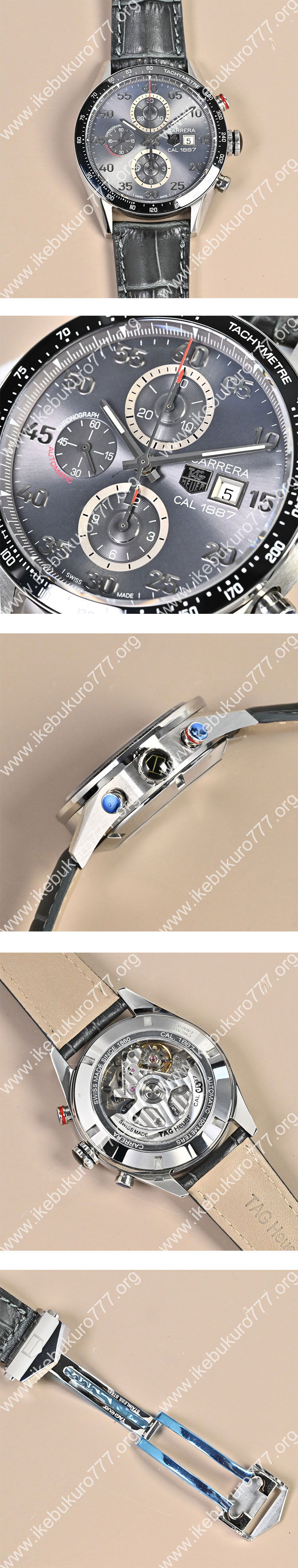 【Time製】タグ・ホイヤーコピー カレラ 1887 クロノグラフ 43ｍｍ CAR2A11.FC6313 アンスラサイト