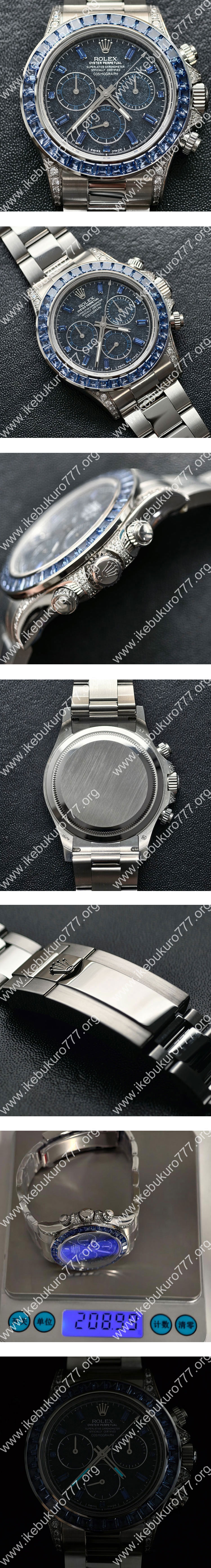 【シークレットモデル】BDS製 ロレックスコピー コスモグラフ デイトナ 126599TSA 18K White Gold 重量200g