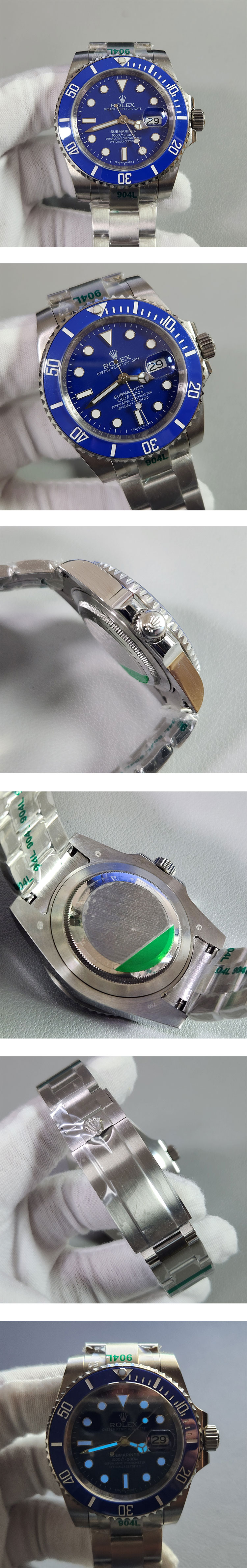 N級ロレックス サブマリーナー Asain 21600振動ムーブ搭載！116619LB-97209