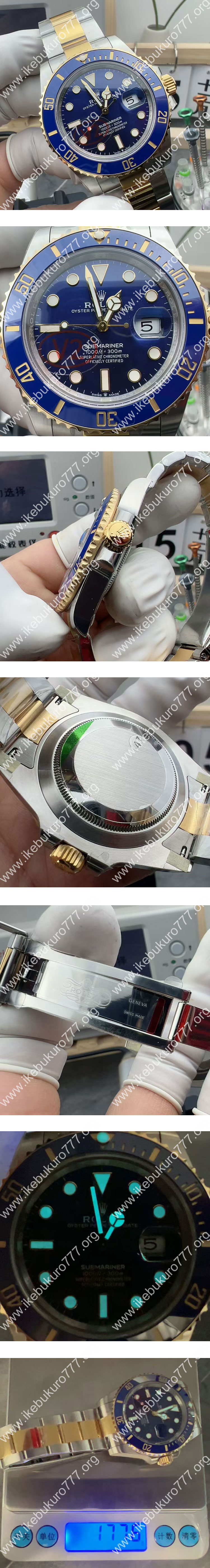 【VS製新品 加重版】ロレックスコピー M126613LB-0002 サブマリーナー デイト 41mm 3235搭載