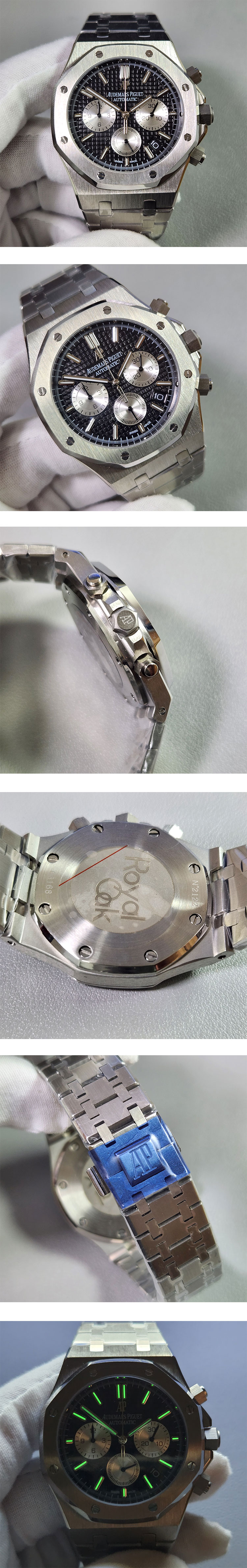クロノグラフ時計オーデマピゲ ロイヤルオーク(JZ製造工場)