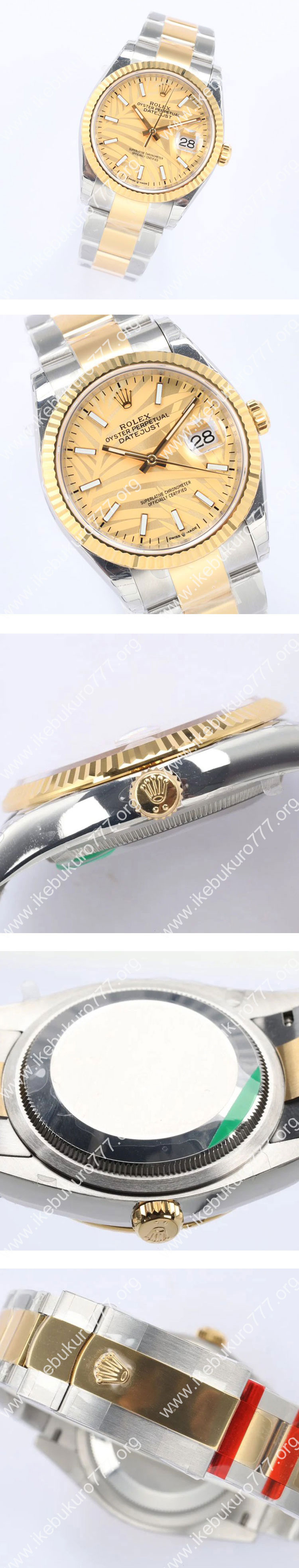 【GM製 ゴールデンパームモチーフ】 ロレックスコピー M126233-0044 デイトジャスト 36mm 3235搭載