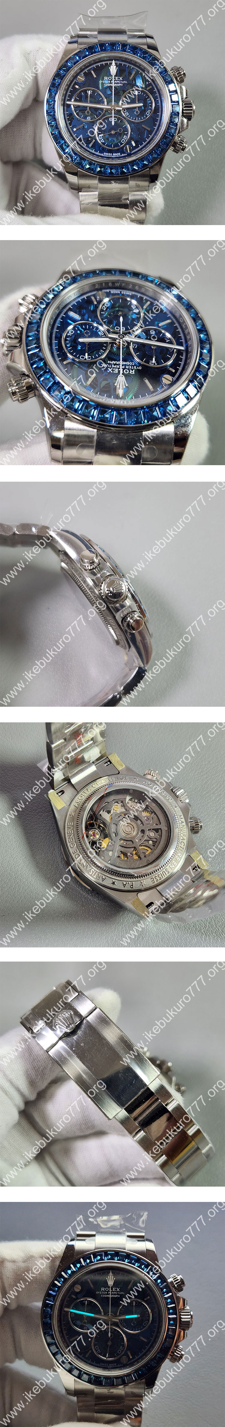 芸術性がある Artisans de Genève改装 ロレックスコピー コスモグラフ デイトナ 40mm ブルー 116500LN PPM製