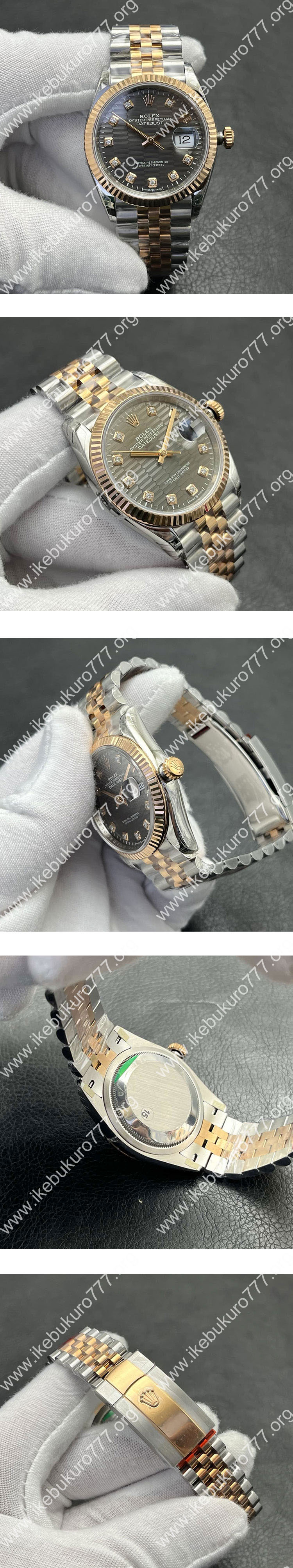 【GM製】ロレックスコピー M126231-0041 デイトジャスト 36mm スレート文字盤