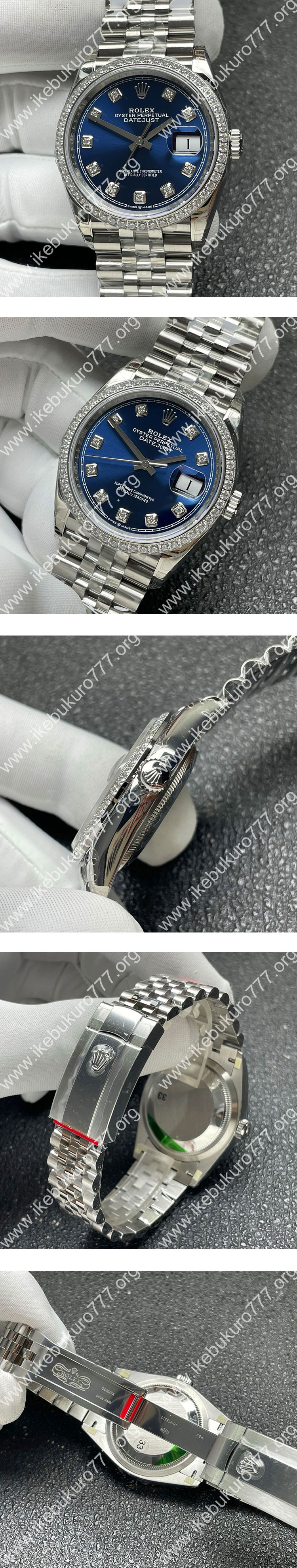 【GM製 ブルー】ロレックスコピーM126284RBR-0029 デイトジャスト 36mm 3235搭載 全国お届け