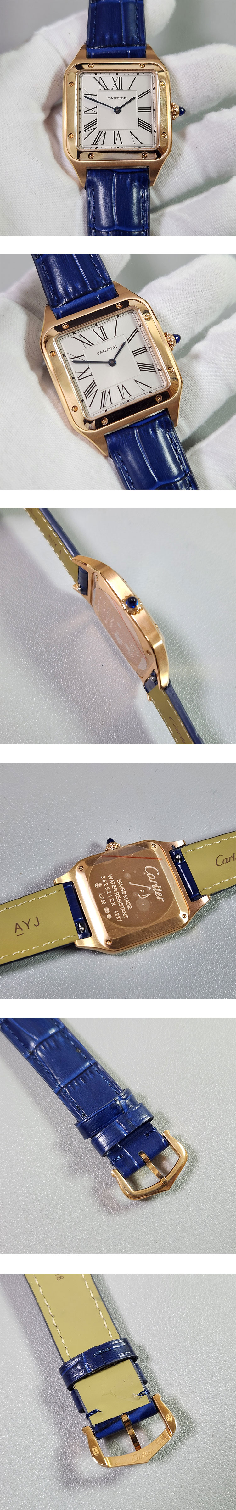 品質厳守店舗カルティエ サントス デュモン WGSA0021(HW製造工場)
