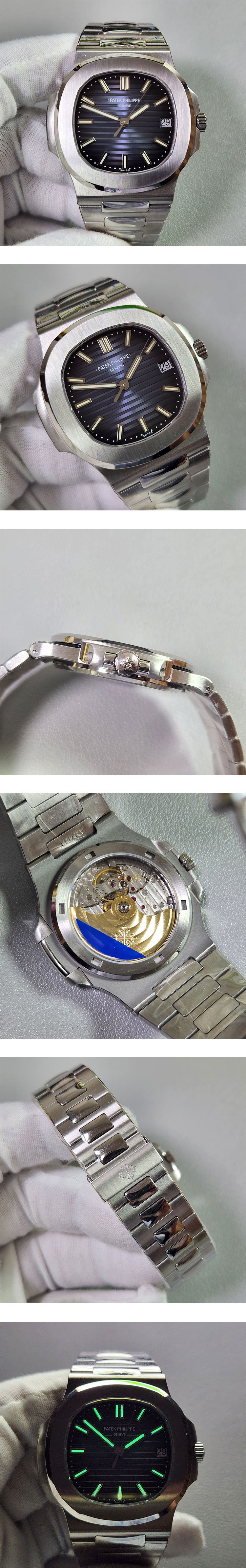 プレミアム高級商品パテックフィリップノーチラス5711/1A-010(PPF製造工場)