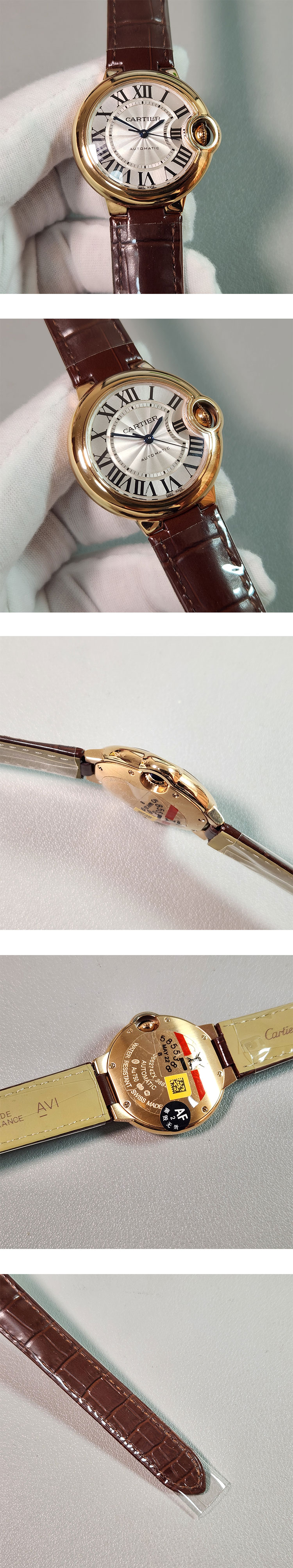レディース時計コピー(AF工場)カルティエ バロンブルー ドゥ カルティエ 33mm W6920097(レディース)