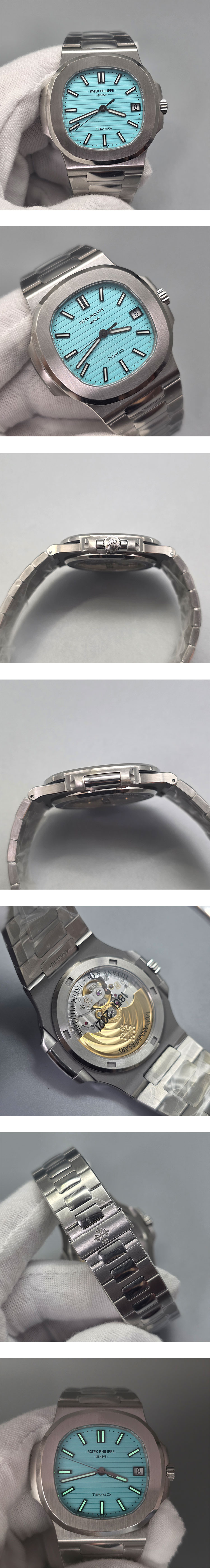 【PPF製】パテック フィリップコピー 5711/1A-018 ノーチラス ティファニーブルー “Tiffany & Co.” 高級腕時計