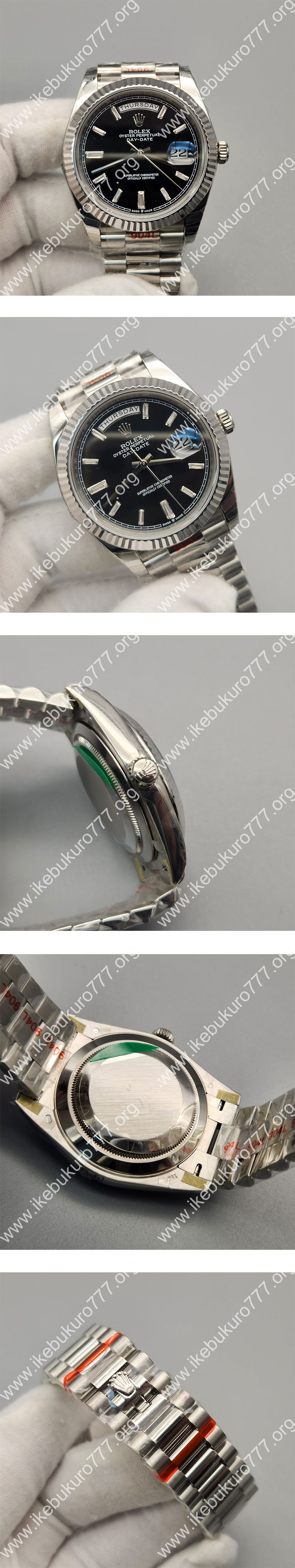 XT工場 ロレックスコピー デイデイト 40mm ブラック M228239-0005 高品質 最安値