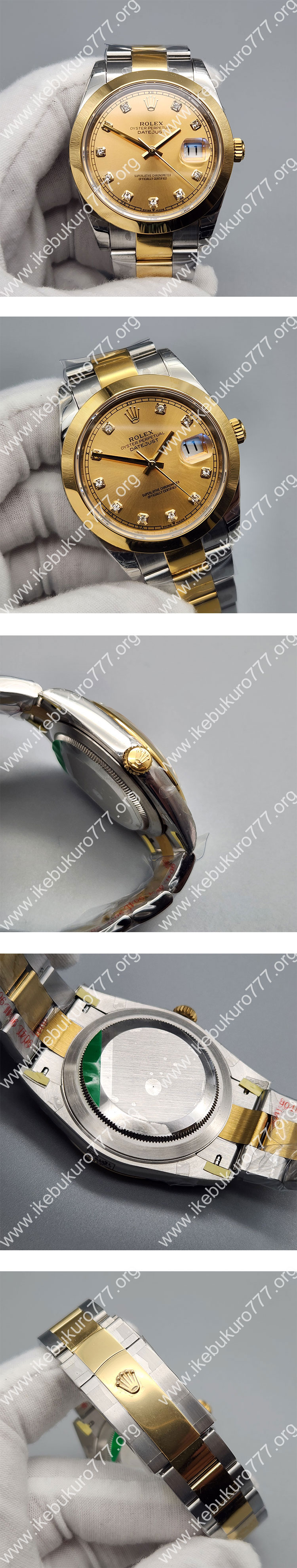 【XT工場 話題商品】ロレックスコピー時計 デイトジャスト 41mm 126303G(リアル)