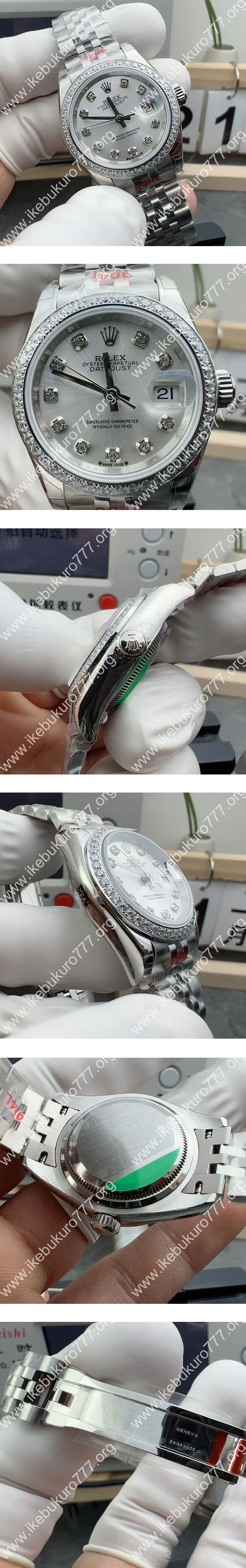(GM製)ロレックスコピー デイトジャスト 279139RBR 28mmレディース
