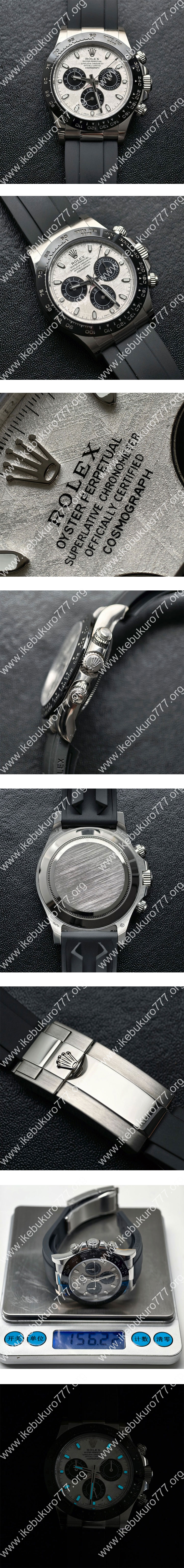 【加重版】コスモグラフデイトナ 116519LN 40mm(メテオライト) ロレックスコピー(BDS製造)