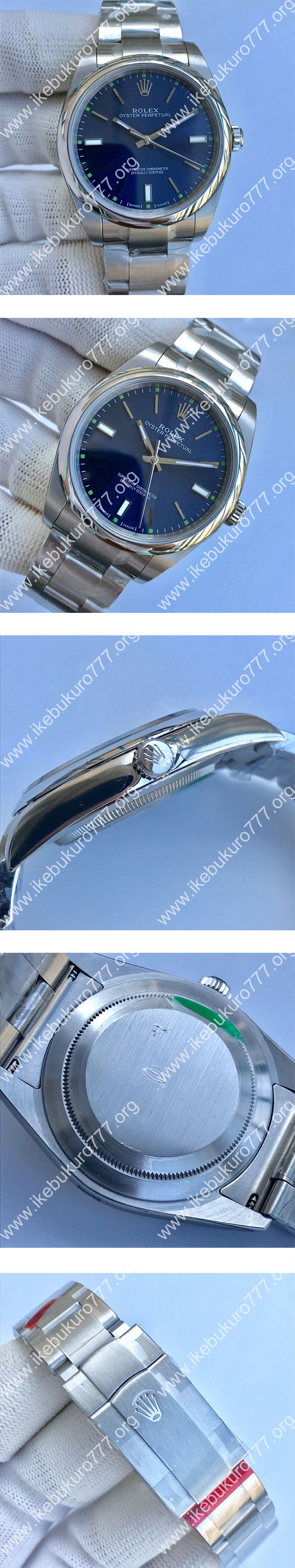 【TW製 実用性抜群】ロレックスコピー オイスターパーペチュアル 39mm 114300 ブルー