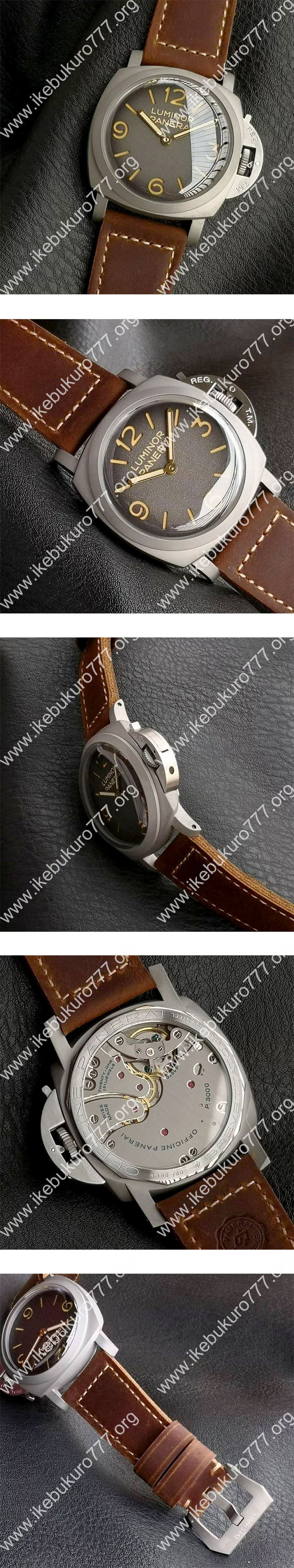 【HW製新品】パネライコピー時計 ルミノール トレ ジョルニ PAM01628、迅速な配送
