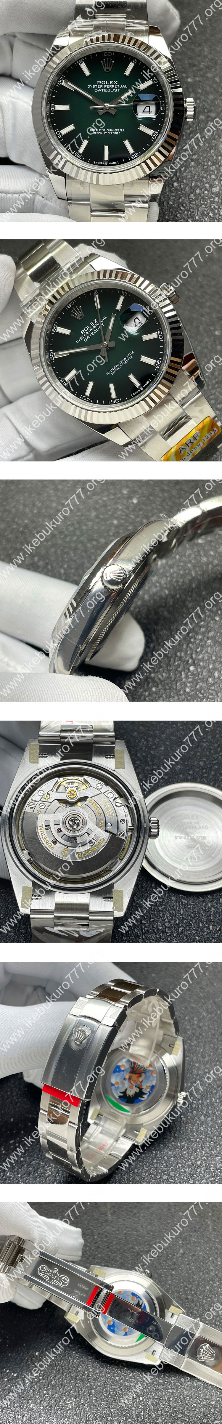 (ARF製)最高精密 ロレックス デイトジャストコピー時計 M126334-0033、41mm